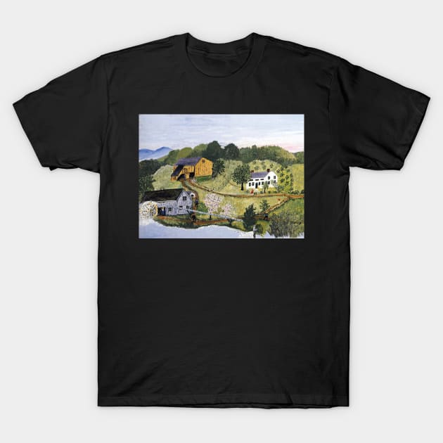 grandma moses T-Shirt by QualityArtFirst